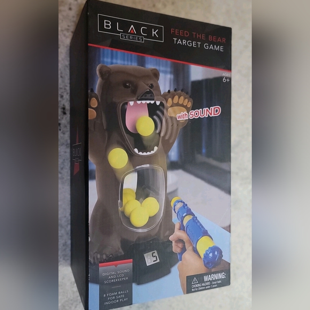 Black Series Feed The Bear Target Game - New In The Box - Safe For Indoor Play!